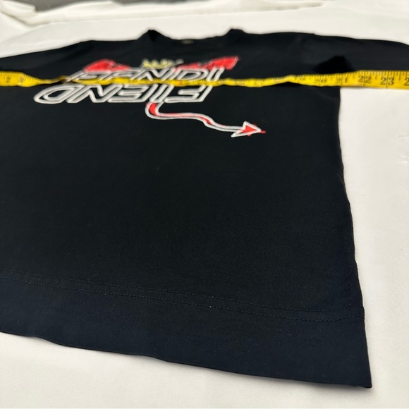 FENDI Fiend Roma Amor Men’s Black Tshirt RARE - Picture 10 of 13